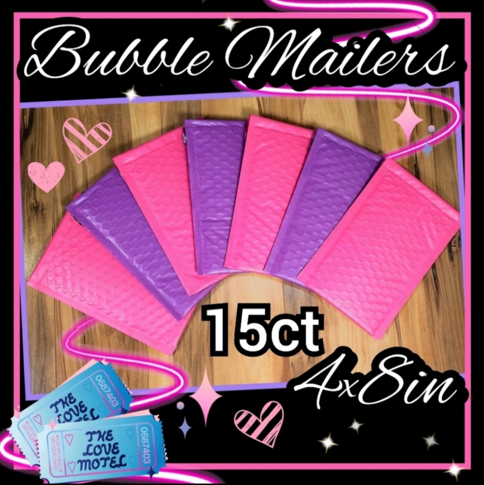 Bubble Mailers 4×8in (15ct)